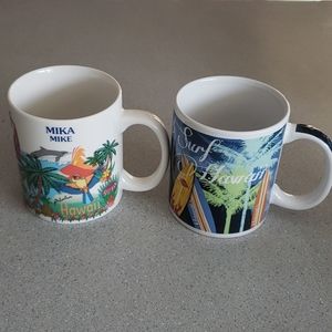 2 Hawaii mugs